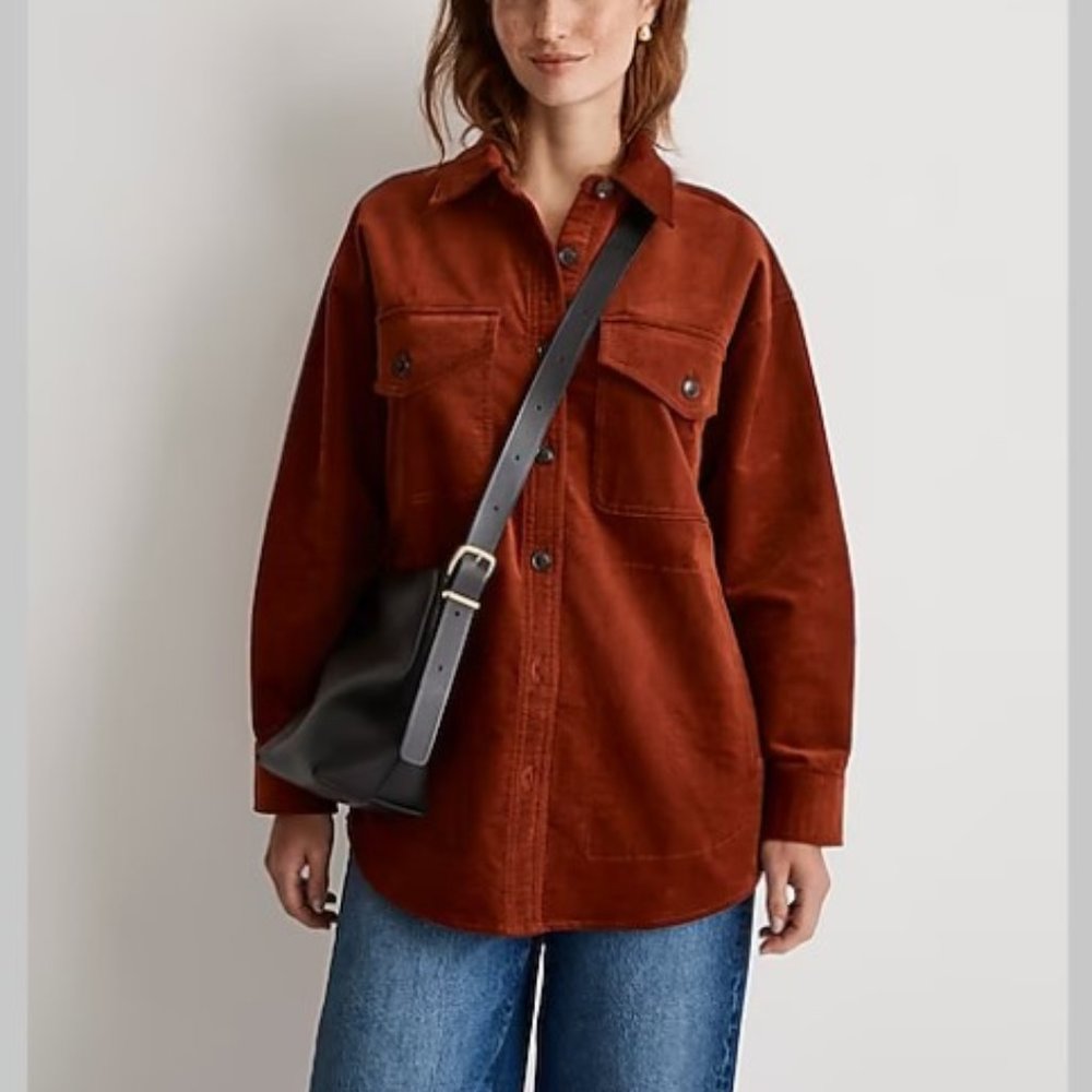 Madewell Rust Button Down Shirt